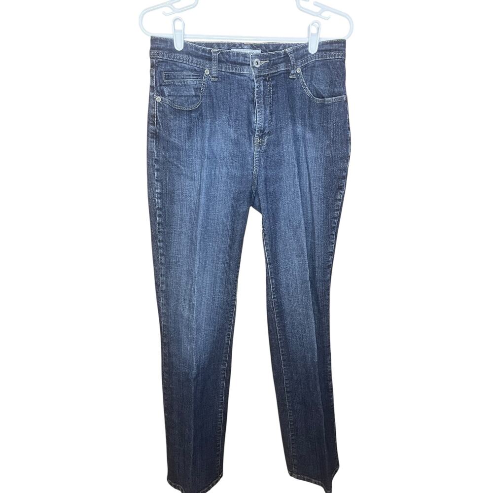 Chico’s Platinum Quartz Premium Denim Straight Leg Size 1 = US 8